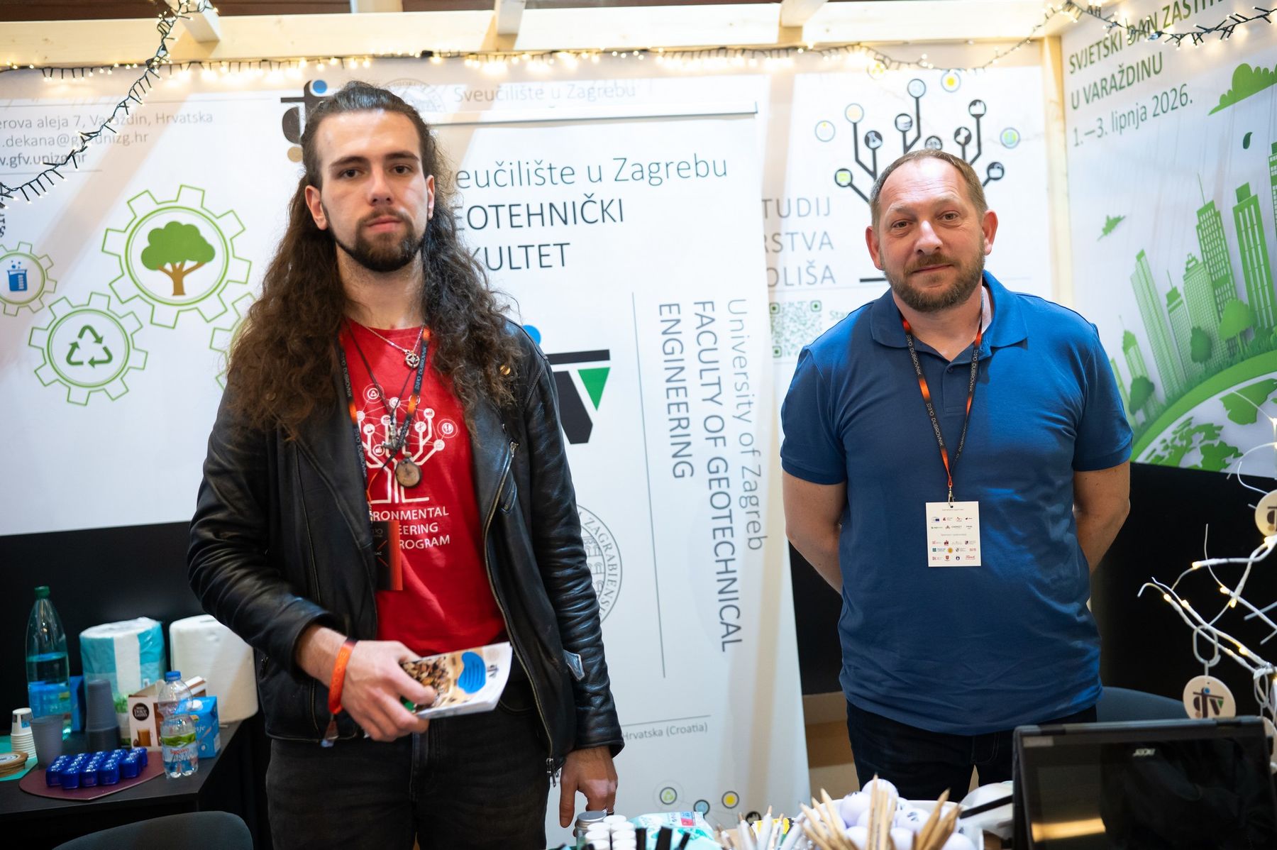 Predstavnici Geotehničkog fakulteta na svom štandu na Dubrovnik EXPO-u 2026.